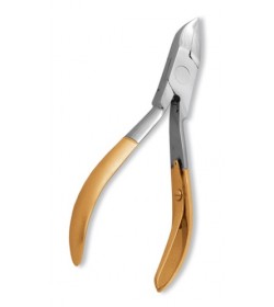 Nail Cutter, Single Spring. Half Gold