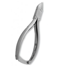 Nail Cutter, Double Spring w/lock. Mirror Finish.