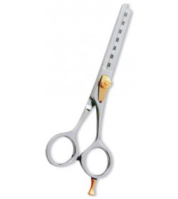 Professional Thinning Scissor. One Blade Teeth and One Blade Razor. Mirror Finish.