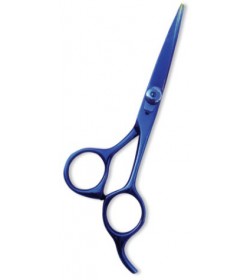 Professional Hair Cutting Scissor with razor edge. Multicolor Coating. Three Rings with screw adjust