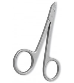 Cuticle Nipper, Scissor Handle. Mirror Finish
