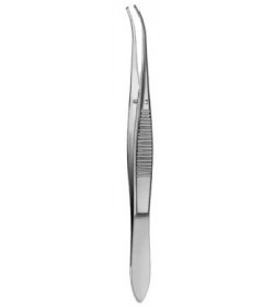Iris Forceps Half-Curved