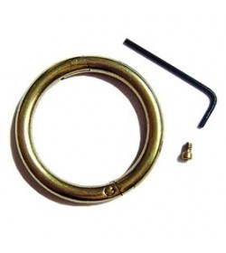 Bull Ring - Brass - Dairy 3" X 5/16" 